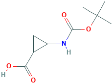 CYCLOPROPANECARBOXYLIC ACID, 2-[[(1,1-DIMETHYLETHOXY)CARBONYL]AMINO]-