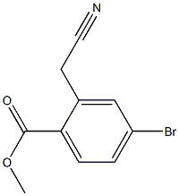 4-BroMo-2-cyanoMethylbenzoic acid Methyl ester