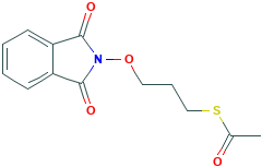 Ethanethioic Acid S-[3-[(1,3-Dihydro-1,3-dioxo-2H-isoindol-2-yl)oxy]propyl] Ester