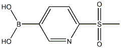 Boronic acid, B-[6-(methylsulfonyl)-3-pyridinyl]-