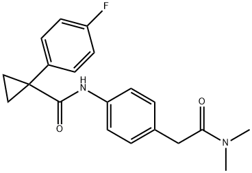 N-[4-[2-(dimethylamino)-2-oxoethyl]phenyl]-1-(4-fluorophenyl)cyclopropane-1-carboxamide