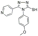 4-(4-METHOXYPHENYL)-5-PYRIDIN-4-YL-4H-1,2,4-TRIAZOLE-3-THIOL