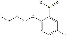 4-Fluoro-1-(2-methoxyethoxy)-2-nitrobenzene