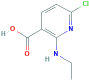 6-Chloro-2-ethylaminonicotinic Acid