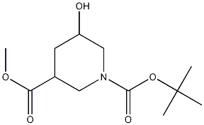 1-O-tert-butyl 3-O-methyl 5-hydroxypiperidine-1,3-dicarboxylate