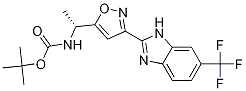 CarbaMic acid, N-[(1R)-1-[3-[6-(trifluoroMethyl)-1H-benziMidazol-2-yl]-5-isoxazolyl]ethyl]-, 1,1-diMethylethyl ester