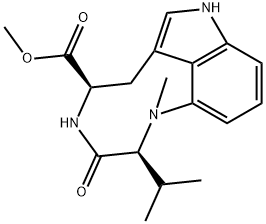 1H-Pyrrolo[4,3,2-gh]-1,4-benzodiazonine-5-carboxylic acid, 2,3,4,5,6,8-hexahydro-1-methyl-2-(1-methylethyl)-3-oxo-, methyl ester