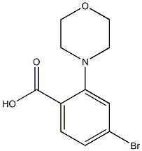 4-Bromo-2-morpholinobenzoic Acid