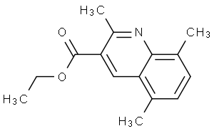 2,5,8-TRIMETHYLQUINOLINE-3-CARBOXYLIC ACID ETHYL ESTER