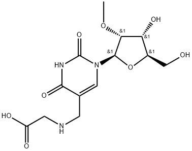 Glycine, N-[[1,2,3,4-tetrahydro-1-(2-O-methyl-β-D-ribofuranosyl)-2,4-dioxo-5-pyrimidinyl]methyl]-