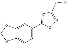 5-(1,3-苯并二氧戊-5-基)-3-(氯甲基)异噁唑