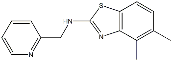 4,5-DIMETHYL-N-(PYRIDIN-2-YLMETHYL)-1,3-BENZOTHIAZOL-2-AMINE