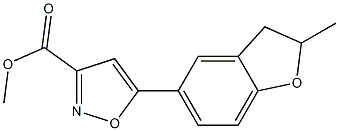 5-(2-甲基-2,3-二氢-1-苯并呋喃-5-基)异噁唑-3-羧酸甲酯