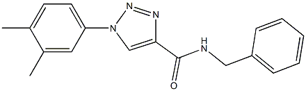 N-benzyl-1-(3,4-dimethylphenyl)triazole-4-carboxamide