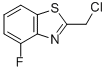 Benzothiazole, 2-(chloromethyl)-4-fluoro- (9CI)