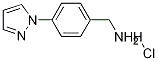 Benzenemethanamine, 4-(1H-pyrazol-1-yl)-, hydrochloride