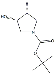 顺式-3-羟基-4-甲基吡咯烷-1-羧酸叔丁酯
