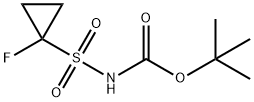 Carbamic acid, N-[(1-fluorocyclopropyl)sulfonyl]-, 1,1-dimethylethyl ester