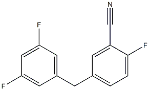 5-(3,5-DIFLUOROBENZYL)-2-FLUOROBENZONITRILE