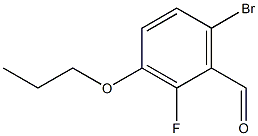 6-BROMO-2-FLUORO-3-PROPOXYBENZALDEHYDE