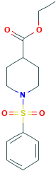 4-Piperidinecarboxylic acid, 1-(phenylsulfonyl)-, ethyl ester