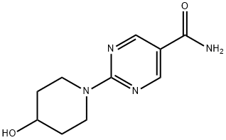 2-(4-Hydroxypiperidin-1-yl)pyrimidine-5-carboxamide