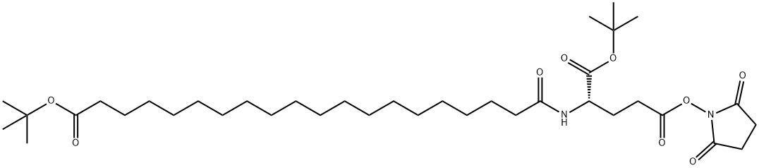 1-(tert-butyl) 5-(2,5-dioxopyrrolidin-1-yl) (20-(tert-butoxy)-20-oxoicosanoyl)-L-glutamate