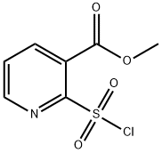 3-Pyridinecarboxylic acid, 2-(chlorosulfonyl)-, methyl ester