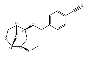 β-D-ribo-Hexopyranose, 1,6-anhydro-4-O-[(4-cyanophenyl)methyl]-3-deoxy-2-O-methyl-