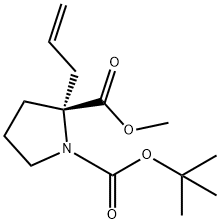 1,2-Pyrrolidinedicarboxylic acid, 2-(2-propen-1-yl)-, 1-(1,1-dimethylethyl) 2-methyl ester, (2R)-