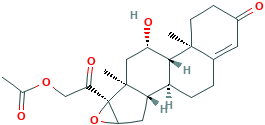 16α,17-Epoxycorticosterone 21-Acetate