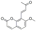 7-甲氧基-8-[(1E)-3-氧代-1-丁烯基]-2H-1-苯并吡喃-2-酮