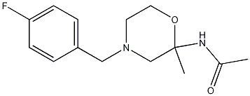 N-((4-(4-Fluorobenzyl)morpholin-2-yl)methyl)acetamide