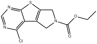 ethyl 4-chloro-5,7-dihydro-6H-pyrrolo[3',4':4,5]thieno[2,3-d]pyrimidine-6-carboxylate