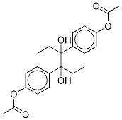 α,α'-Diethyl-4,4'-dihydroxy-hydrobenzoin 4,4'-Diacetate