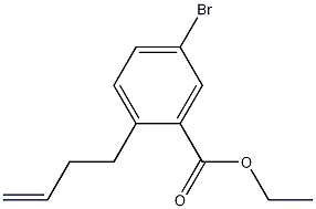 ethyl 5-bromo-2-(but-3-enyl)benzoate