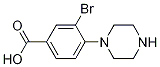 3-BroMo-4-piperazinobenzoic Acid