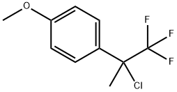 Benzene, 1-(1-chloro-2,2,2-trifluoro-1-methylethyl)-4-methoxy-