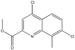 METHYL 4,7-DICHLORO-8-METHYLQUINOLINE-2-CARBOXYLATE