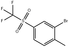 2-bromo-1-methyl-4-trifluoromethanesulfonylbenzene