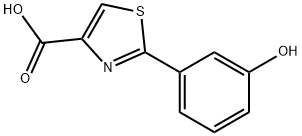 4-Thiazolecarboxylic acid, 2-(3-hydroxyphenyl)-