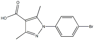 1-(4-bromophenyl)-3,5-dimethyl-1H-pyrazole-4-carboxylic acid