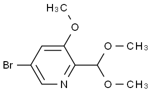 5-bromo-3-(dibromomethyl)-2-methoxypyridine