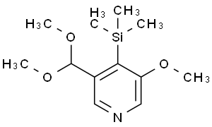 3-(Dimethoxymethyl)-5-methoxy-4-(trimethylsilyl)-pyridine