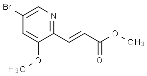 Methyl 3-(5-bromo-3-methoxypyridin-2-yl)acrylate