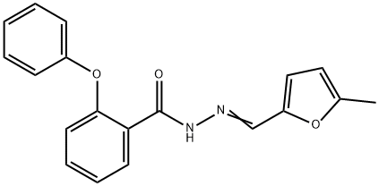 (E)-N'-((-甲基呋喃-2-基)亚甲基)-2-苯氧基苯甲酰肼