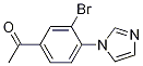 3-溴-4-(1-咪唑基)苯乙酮