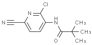 N-(2-Chloro-6-cyanopyridin-3-yl)pivalamide