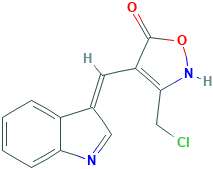 (4E)-3-(Chloromethyl)-4-(1H-indol-3-ylmethylene)-isoxazol-5(4H)-one