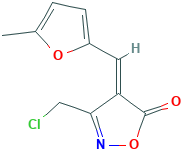 (4E)-3-(Chloromethyl)-4-[(5-methyl-2-furyl)-methylene]isoxazol-5(4H)-one